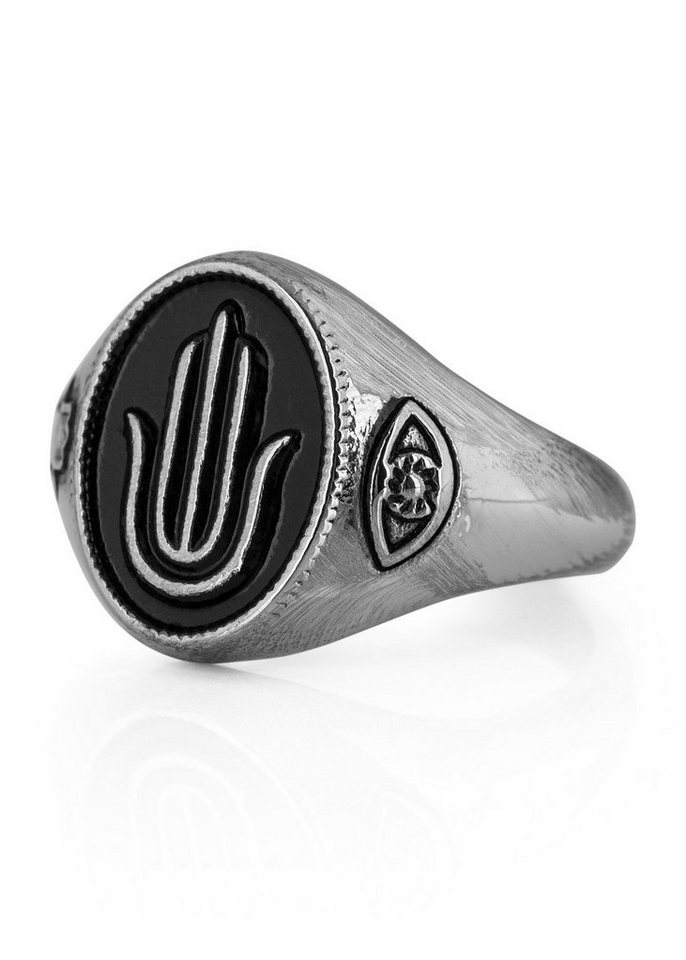 Akitsune Siegelring Hamsa Ring Silver EU 49 - UK J - US 5 von Akitsune