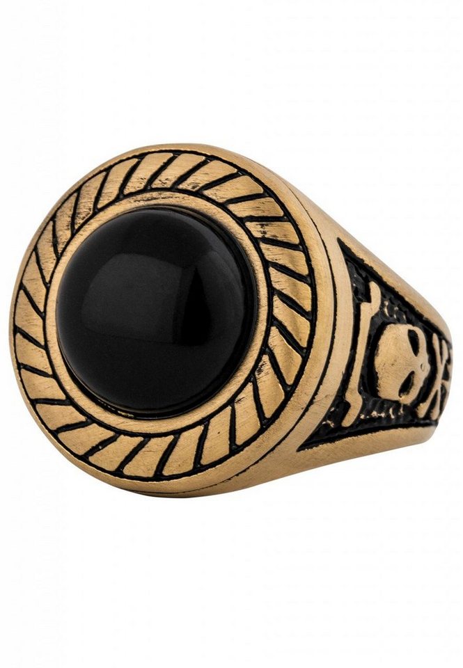 Akitsune Siegelring Mortis Ring Mattgold EU 59 - UK R - US 9 von Akitsune