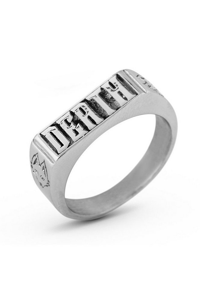 Akitsune Siegelring Stackable Statement Ring - Death EU 62 - UK T - US 10 von Akitsune