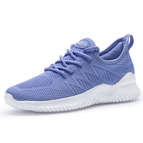 Akk Damen-Tennisschuhe – Slip-On-Memory-Schaum, leicht, lässig, Sneaker für Fitnessstudio, Arbeit, Reisen, Workout, 1803skyblue, 37 EU Weit Akk Damen-Tennisschuhe – Slip-On-Memory-Schaum, leicht, lässig, Sneaker für Fitnessstudio, Arbeit, Reisen, Workout, 1803skyblue, 37 EU Weit von Akk