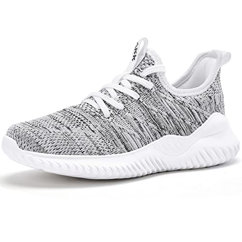 Akk Damen-Tennisschuhe – Slip-On-Memory-Schaum, leicht, lässig, Sneaker für Fitnessstudio, Arbeit, Reisen, Workout, Mixgrey, 38 EU Weit Akk Damen-Tennisschuhe – Slip-On-Memory-Schaum, leicht, lässig, Sneaker für Fitnessstudio, Arbeit, Reisen, Workout, Mixgrey, 38 EU Weit von Akk