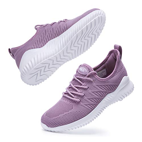 Akk Damen-Tennisschuhe – Slip-On-Memory-Schaum, leicht, lässig, Sneaker für Fitnessstudio, Arbeit, Reisen, Workout, Wide-purple, 40 EU Weit Akk Damen-Tennisschuhe – Slip-On-Memory-Schaum, leicht, lässig, Sneaker für Fitnessstudio, Arbeit, Reisen, Workout, Wide-purple, 40 EU Weit von Akk