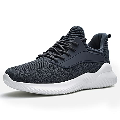 Akk Damen-Wanderschuhe – Tennis-Laufschuhe, Memory-Schaum, leicht, Arbeits-Sneaker für drinnen und draußen, Fitnessstudio, Dunkel_Grau, 38.5 EU Akk Damen-Wanderschuhe – Tennis-Laufschuhe, Memory-Schaum, leicht, Arbeits-Sneaker für drinnen und draußen, Fitnessstudio, Dunkel_Grau, 38.5 EU von Akk