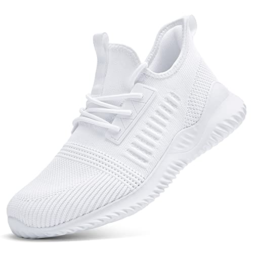 Akk Wanderschuhe für Herren – Slip-On-Sneaker für Tennis, Laufen, Memory-Schaum, für athletisches Workout, Fitnessstudio, drinnen und draußen, leicht, atmungsaktiv, Freizeit-Sneaker, New-white014, 48 Akk Wanderschuhe für Herren – Slip-On-Sneaker für Tennis, Laufen, Memory-Schaum, für athletisches Workout, Fitnessstudio, drinnen und draußen, leicht, atmungsaktiv, Freizeit-Sneaker, New-white014, 48 von Akk