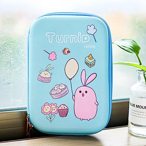 AkmAsk Einhorn Federmäppchen Kawaii Schreibwaren Stiftetui Schul-Kit 3D Schulbedarf Niedliche Bleistiftbox - niedliche Bleistiftbox von AkmAsk