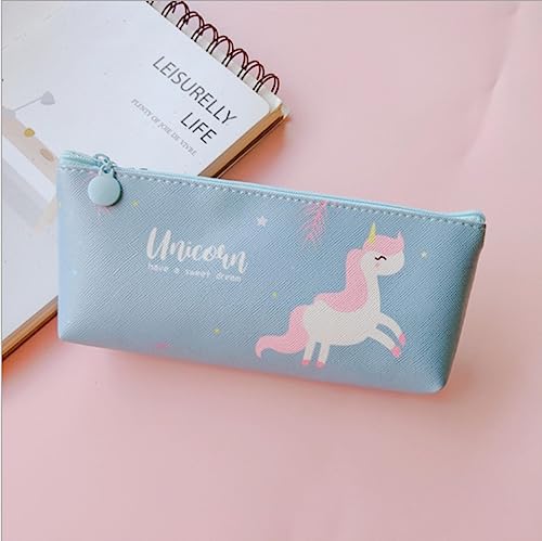 AkmAsk Federmäppchen Einhorn Schule Bleistift Box Bleistift Tasche Schulbedarf-LanSeDuJiaoShou von AkmAsk