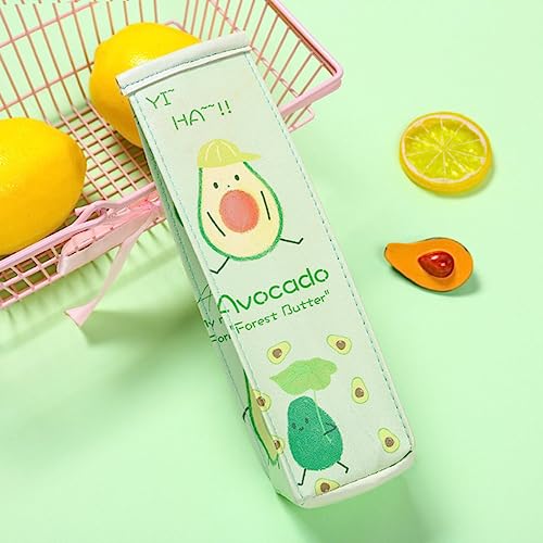 AkmAsk Kawaii Federmäppchen Niedliche Avocado Geschenk Estuches Feder Box Federmäppchen Bleistifttasche Schulbedarf-Tiaopi von AkmAsk