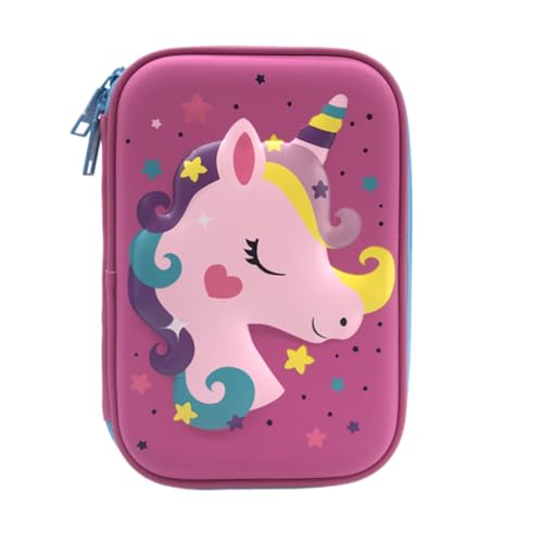 AkmAsk Niedliches Federmäppchen Einhorn Schulbedarf Federmäppchen Stiftetui Schul-Kit Kawaii Schreibwaren-Kawaii estuche escol von AkmAsk