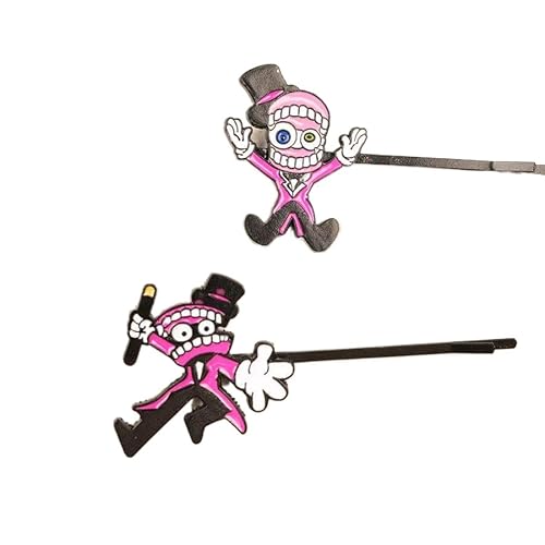 TADC-Serie AMZ Digitaler Zirkus-Themen-Haarspange – niedlicher Pomnii-Zooble-Legierung, Seitenklemme, Anime-Cartoon-Geschenk, Haarschmuck für Frauen, Mädchen, rostfreies Metall, DIY-Zubehör (2 Stück) TADC-Serie AMZ Digitaler Zirkus-Themen-Haarspange – niedlicher Pomnii-Zooble-Legierung, Seitenklemme, Anime-Cartoon-Geschenk, Haarschmuck für Frauen, Mädchen, rostfreies Metall, DIY-Zubehör (2 Stück) von Akomori
