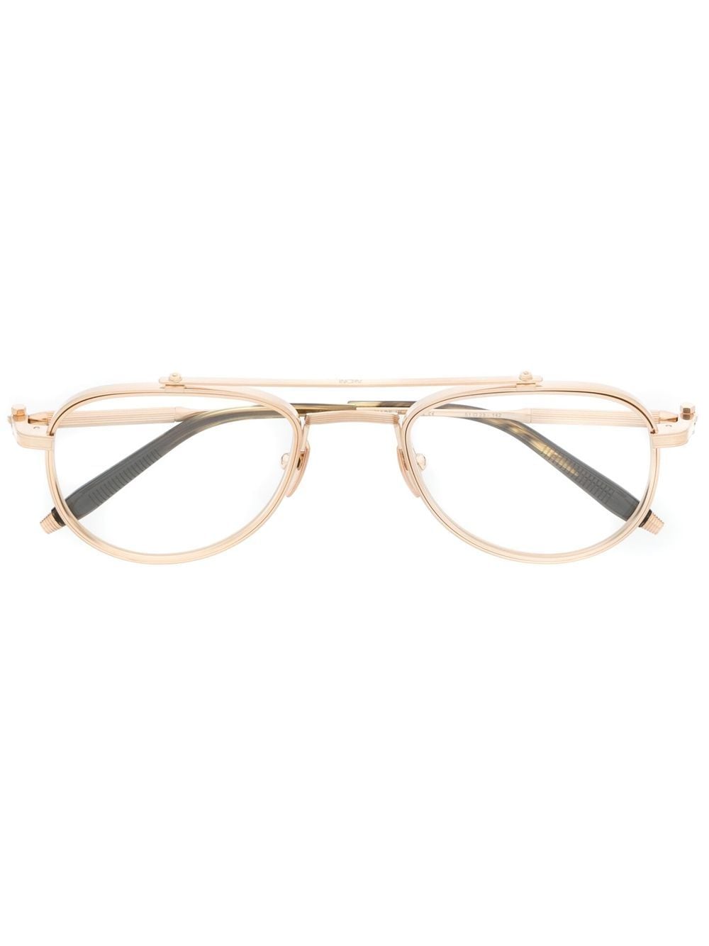 Akoni Callisto Brille mit rundem Gestell - Gold von Akoni