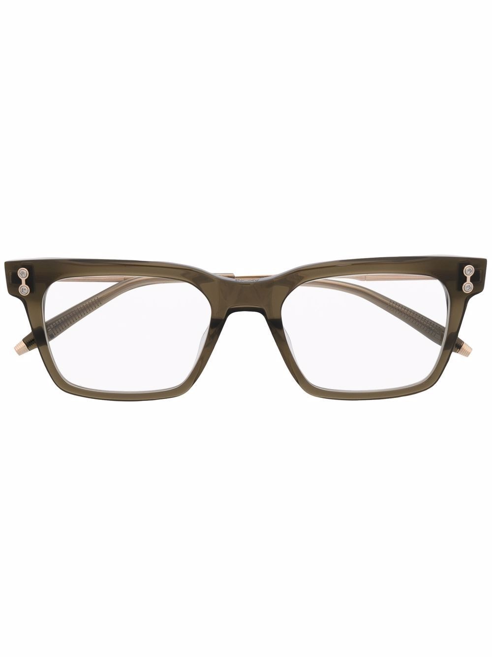 Akoni Eckige Kepler Brille - Gold von Akoni