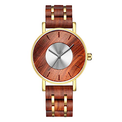 Akopiuto Holzuhren MenWooden Watch Male Armband Silber von Akopiuto
