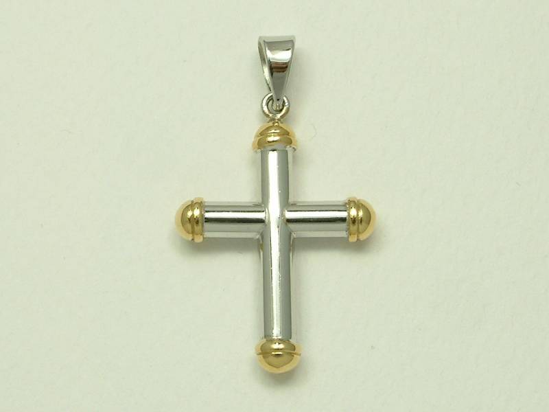 18K Goldkreuz von AkoyaPearls