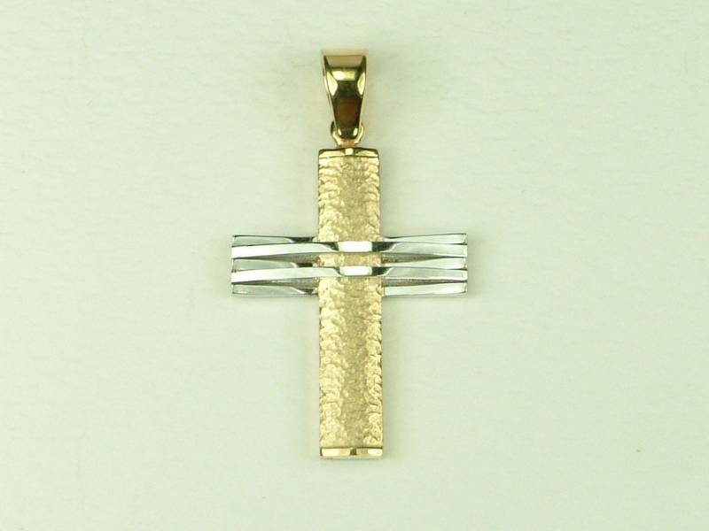 18K Goldkreuz von AkoyaPearls