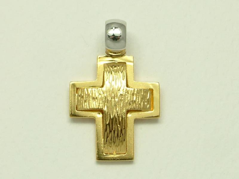Kreuz Aus 750Er Gold von AkoyaPearls