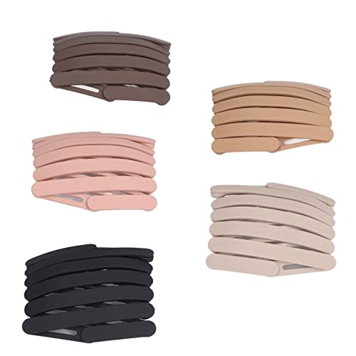 5 Stück Modische, Faltbare, Rutschfeste und in Zähne Eingebettete Stirnbänder Im Koreanischen Stil, Tragbare Haarbänder Im Taschenformat für Mädchen in Verschiedenen Farben von Akozon