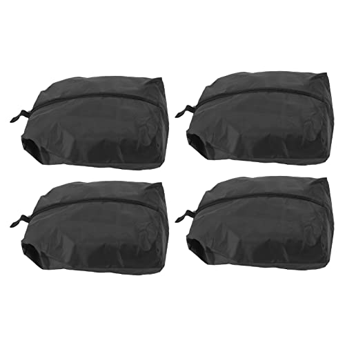 Akozon 4PCS Black Travel Storage Bags - Wasserdichtes Tragbares - und Kleidungsorganisator - Oxford -Stoff -Reise -Beutel (37 * 23 cm) (43 * 23 cm) von Akozon