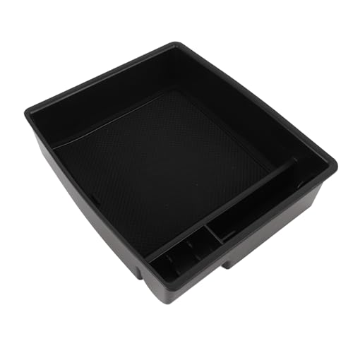 Akozon Center Console Organizer Tablett für 2024 - Stylish Armlast Storage Box mit Anti -Rutsch -Pads - Elegantes Partition Design für Verbesserte Organisation (A) (Black) von Akozon