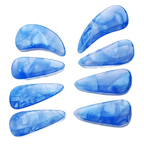 Akozon Professionelle Guzheng-Fingerpicks für Erwachsene und Kinder – Mehrfarbige Spielnägel für Guzheng- und Guqin-Auftritte (Bergfarbe) von Akozon