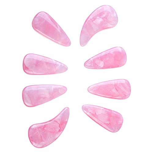 Akozon Professionelle Guzheng-Fingerpicks für Erwachsene und Kinder – Mehrfarbige Spielnägel für Guzheng- und Guqin-Auftritte (Pfirsichfarbe) von Akozon
