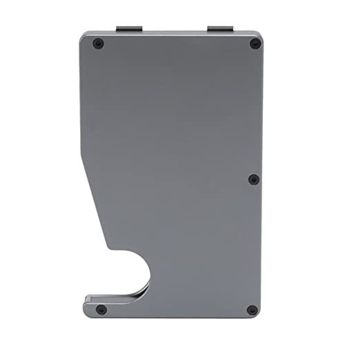 Akozon Schlankes, Minimalistisches Kartenetui aus Aluminium – Diebstahlsicheres Kreditkartenetui mit Automatischer Auswurffunktion – Geeignet für den Geschäftlichen Gebrauch (Grau 2,5 m von Akozon