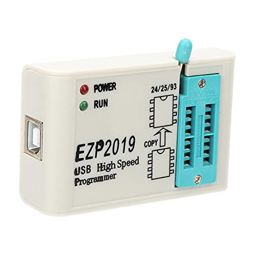 EZP2019 Hochgeschwindigkeits-Flash-Programmierer für 24 25 93 BIOS mit Offline-Kopierfunktion (Programmierer + 3 Programmierbuchsen) von Akozon