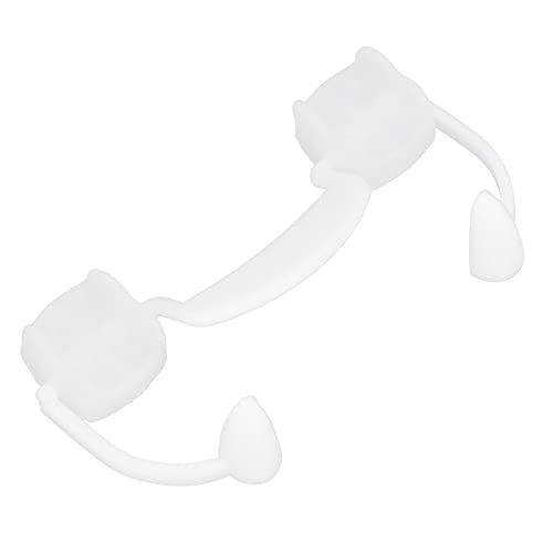 Einziehbare Reißzähne, falscher Zahn mit Zahnreparaturperlen, Cosplay-Party-Kostümzubehör für Halloween-Treffen und Rollenspiele von Akozon