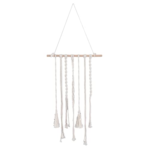 Hängender Haarschleifen-Organizer, Handgewebter Anhänger – Problemloser Haarspangen-Aufhänger und Stirnbandhalter für Heimdekorationen von Akozon