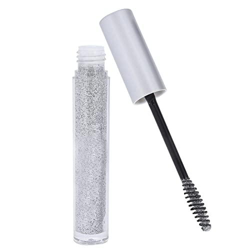 NICEFACE Glitter Lashes Mascara, Schnell Trocknende, Wasserfeste, Langlebige Diamond Shiny Lash Mascara, 3,5 G Diamond Glitter Mascara Topper von Akozon