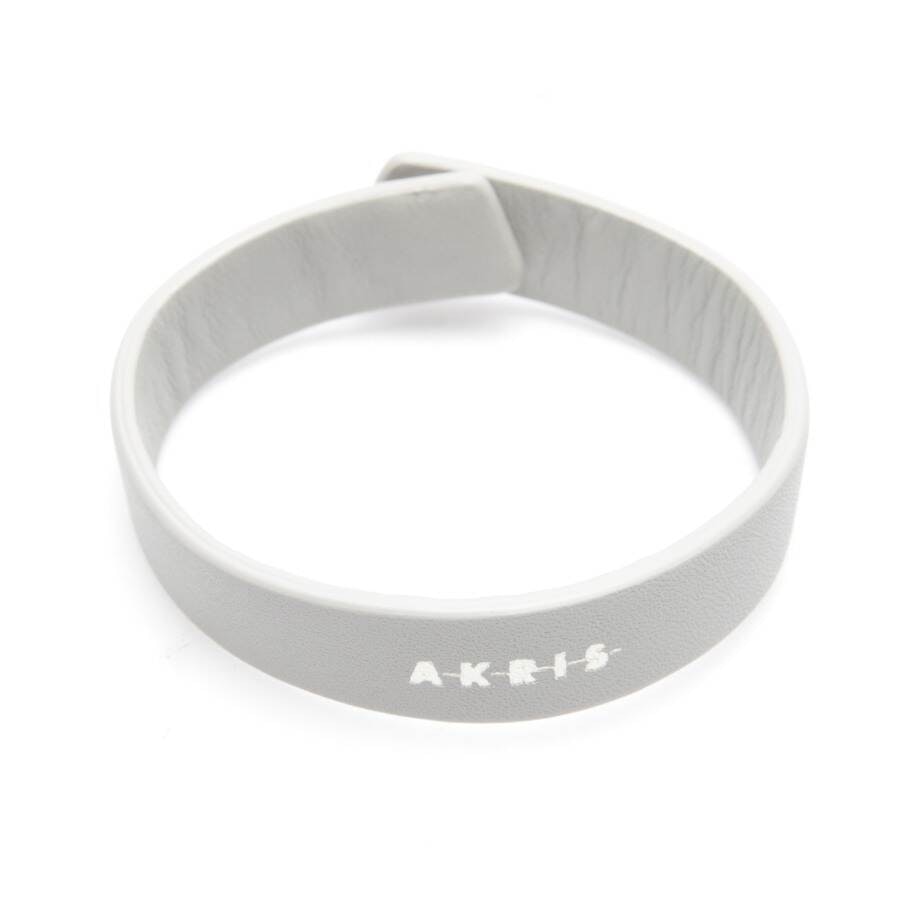 Akris Lederarmband Hellgrau von Akris