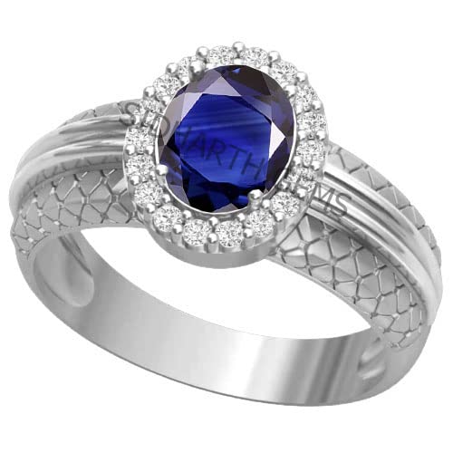 Akshita gems Blauer Saphir Versilberter Ring 7.00 Ratti Unerhitzter und unbehandelter Neelam Natürlicher Ceylon Edelstein für Damen und Herren Messing Blauer Saphir Neelam, Messing, Blauer Saphir Akshita gems Blauer Saphir Versilberter Ring 7.00 Ratti Unerhitzter und unbehandelter Neelam Natürlicher Ceylon Edelstein für Damen und Herren Messing Blauer Saphir Neelam, Messing, Blauer Saphir von Akshita gems