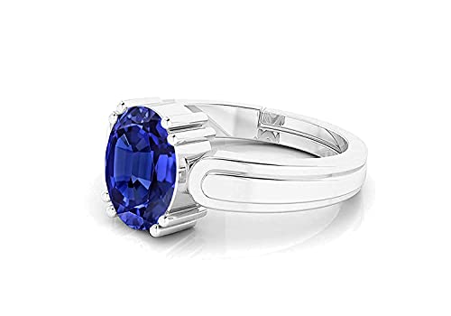 Akshita gems Blauer Saphir versilberter Ring 17,25 Ratti 16,00 Karat unbeheizter und unbehandelter Neelam Natürlicher Ceylon Edelstein für Damen und Herren Natürlicher blauer Saphir Choki Ring Blauer Akshita gems Blauer Saphir versilberter Ring 17,25 Ratti 16,00 Karat unbeheizter und unbehandelter Neelam Natürlicher Ceylon Edelstein für Damen und Herren Natürlicher blauer Saphir Choki Ring Blauer von Akshita gems