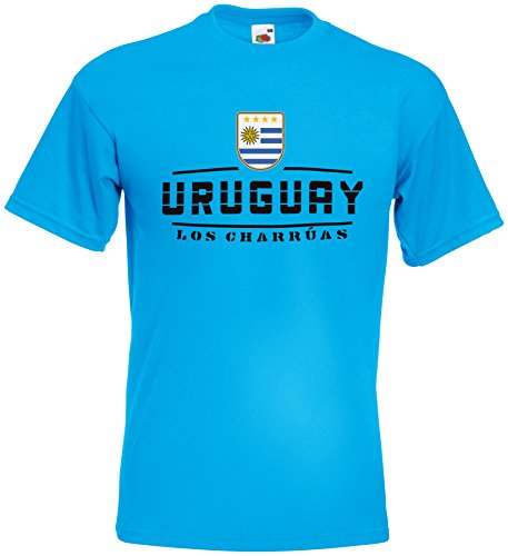 AkyTEX Uruguay Fanshirt T-Shirt WM2018 Azurblau XXL AkyTEX Uruguay Fanshirt T-Shirt WM2018 Azurblau XXL von AkyTEX