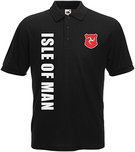 Isle of Man EM-2020 Polo-Shirt Wunschname Wunschnummer Schwarz XXL Isle of Man EM-2020 Polo-Shirt Wunschname Wunschnummer Schwarz XXL von AkyTEX