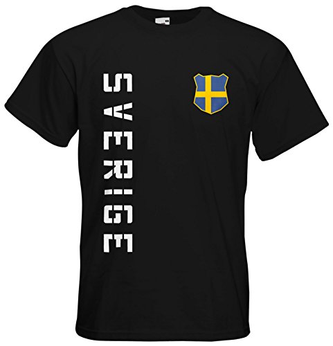 Portugal T-Shirt Trikot Basic EM-2021 Schwarz L von AkyTEX