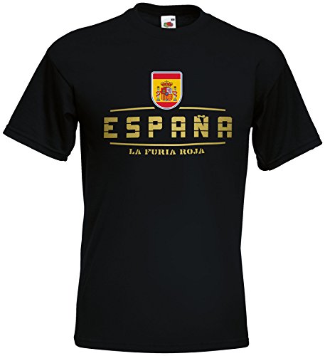 Spanien Espana EM T-Shirt 2021 Fanshirt Schwarz M Spanien Espana EM T-Shirt 2021 Fanshirt Schwarz M von AkyTEX