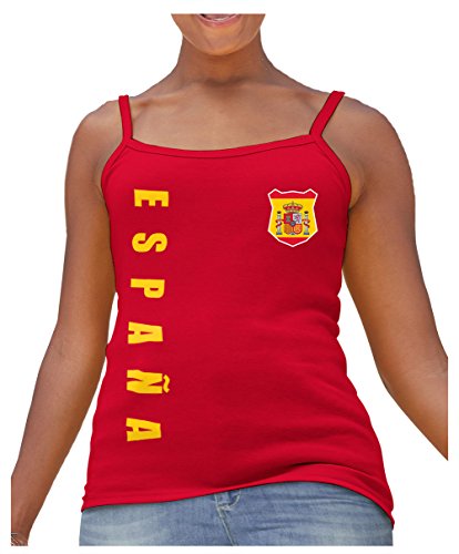AkyTex Spanien Espana Spaghetti-Top Name Nr Damen Strap-T EM-2021 Rot M AkyTex Spanien Espana Spaghetti-Top Name Nr Damen Strap-T EM-2021 Rot M von AkyTex