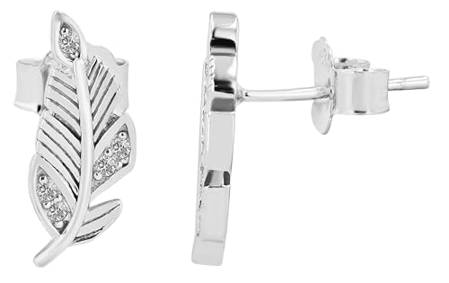 AKZENT® Wasserfeste 925 Silber Ohrringe Ohrstecker in Silber Damen, 100% Wasserfest & Hautverträglich von Akzent