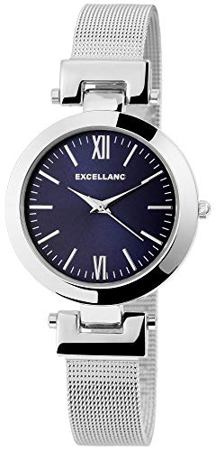 Akzent Damen-Uhr Meshband Edelstahl Hakenverschluß Elegant Analog Quarz 1800155 von Akzent