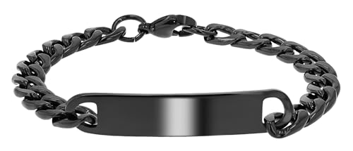 Akzent® Armband Damen aus Edelstahl in Schwarz, 100% Wasserfest & Hautverträglich von Akzent