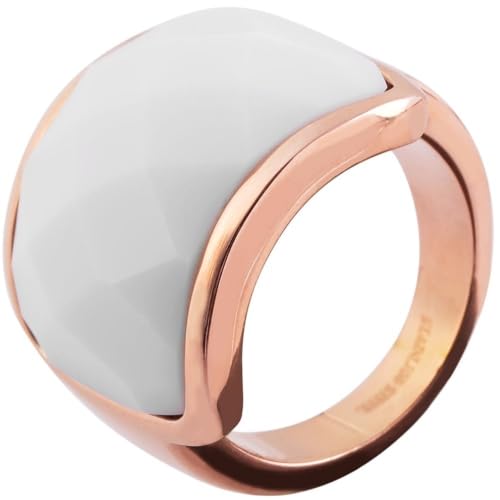 Akzent® Damen Ring - Damenring Größe 54 aus Edelstahl in Roségold, 100% Wasserfest & Hautverträglich von Akzent