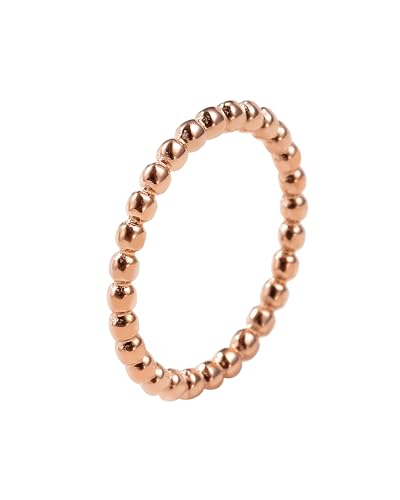 Akzent® Damen Ring - Damenring Größe 58 aus Edelstahl in roséGold, 100% Wasserfest & Hautverträglich von Akzent