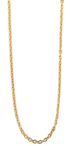 Akzent® Kette Damen - Premium Halskette Damen aus Edelstahl in Roségold, 100% Wasserfest & Hautverträglich von Akzent