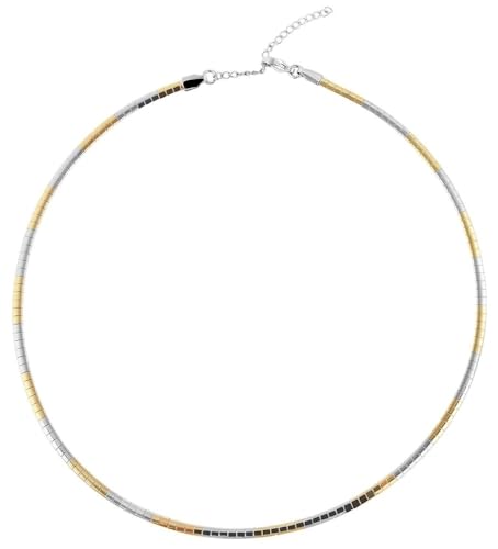 Akzent® Kette Damen - Premium Halskette Damen aus Edelstahl in Silber, 100% Wasserfest & Hautverträglich von Akzent