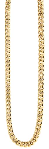 Akzent® Kette Unisex - Premium Halskette Unisex aus Edelstahl in Schwarz, 100% Wasserfest & Hautverträglich von Akzent