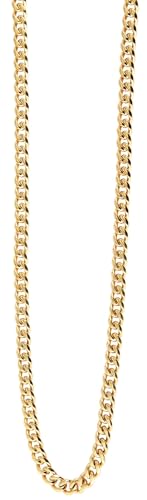 Akzent® Kette Unisex - Premium Halskette Unisex aus Edelstahl in Schwarz, 100% Wasserfest & Hautverträglich von Akzent