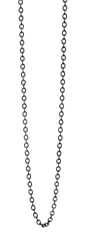 Akzent® Kette Unisex - Premium Halskette Unisex aus Edelstahl in Schwarz, 100% Wasserfest & Hautverträglich von Akzent