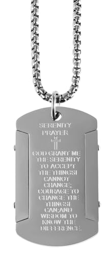 Akzent® Kette Unisex - Premium Halskette Unisex mit Anhänger aus Edelstahl in Silber, 100% Wasserfest & Hautverträglich von Akzent