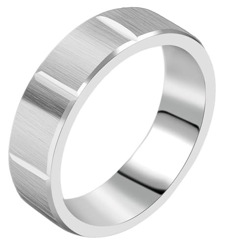 Akzent® Partner Ringe - Partnerringe Größe 54 aus Edelstahl in Silber, 100% Wasserfest & Hautverträglich von Akzent