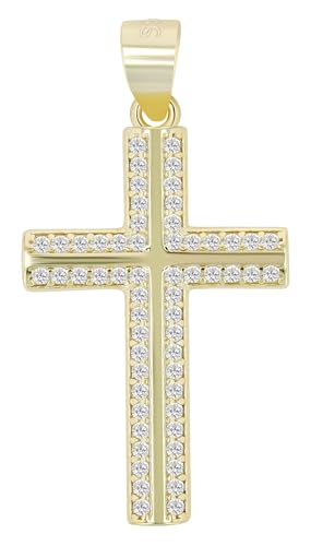 Akzent Anhänger für Damen – 925er Silber - Charm, rhodiniert – 1.8 cm – 100% Wasserfest & hautverträglich von Akzent